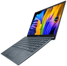 ASUS ZenBook 13 Ultra-Slim Laptop 13.3 Inch OLED NanoEdge, Intel Core i5-1135G7, 8GB LPDDR4X RAM, 256GB SSD, Thunderbolt 4, Wi-Fi 6, Windows 11 Home, AI Noise-Cancellation, P One Grey UX325EA-DH51