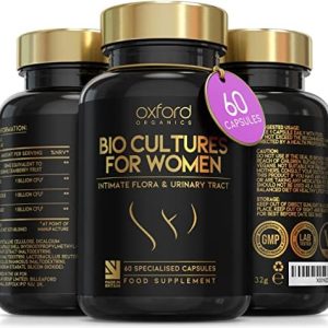 Advanced Probiotics for Women | Scientifically Formulated Vaginal Probiotics, Intimate Flora & UTI | 60 Specialised Capsules with 3 Billion Bacterial Cultures - 100 Billion CFU/g Source | Made in UK