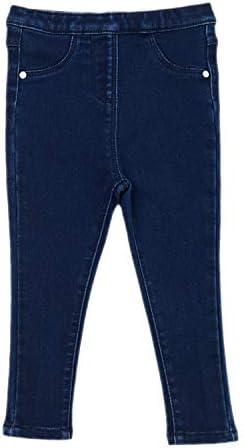 Aelstores Girls Jeggings Baby Denim Toddler Dark Blue Jeans Stretch Leggings 6 Months - 4 Years