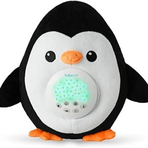 Baby Soother Cry Activated Toys Penguin White Noise Sound Machine, Toddler Sleep Aid Night Light, Unique Baby Girl Gifts & Baby Boy Gifts, Portable Baby Soother, New Baby Gift