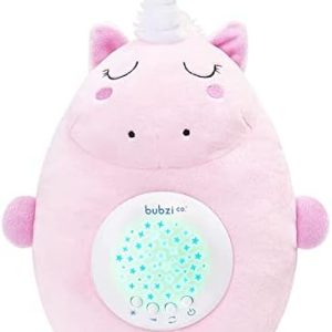 Baby Soother Toys Unicorn White Noise Sound Machine, Toddler Sleep Aid Night Light, Unique Baby Girl Gifts & Baby Boy Gifts, Portable Baby Soother, New Baby Gift, Gender Neutral