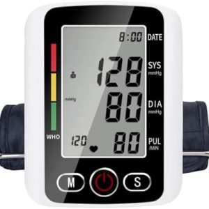 Blood Pressure Monitors for Home use with Cuff Arm,Automatic Blood Pressure Machine Upper Arm for 2 Users BP Machine with Battery