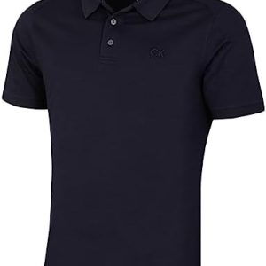 Calvin Klein Mens North Coast Moisture Wicking Polo Shirt