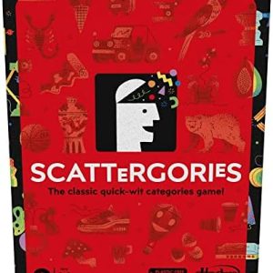 Classic Scattergories Game, Party Game for Adults and Teens Aged 13 and up, Board Game for 2+ Players