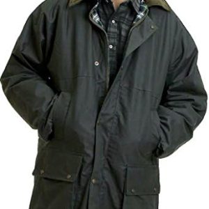 Game Technical Apparel New British Quilted Padded Country Wax Cotton Rain Jacket