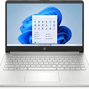 HP Laptop 14s-fq1000na, 14" Full HD Laptop, AMD Ryzen 5 5500U, 8GB Ram, 256 GB SSD, Windows 11 Home, Amazon Alexa Voice Service, Dual Front Facing Speakers, Silver