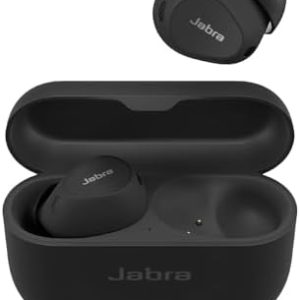 Jabra Elite 10 Wireless In-Ear Bluetooth Headphones Advanced Active Noise Cancellation, 6 Built-in Microphones and Dolby Atmos Sound - Matte Black