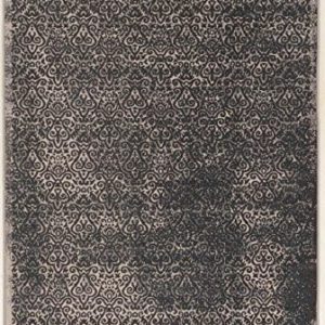 Linon Vintage Collection Illusion Blue Synthetic Rugs, 9' x 12'