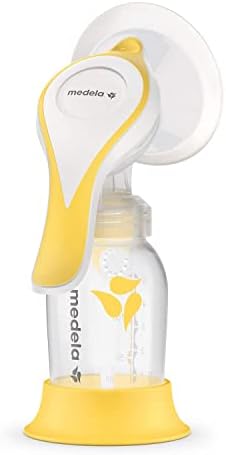 Medela Harmony Manual Breast Pump - Compact Swiss design featuring PersonalFit Flex shields and Medela 2-Phase Expression technology