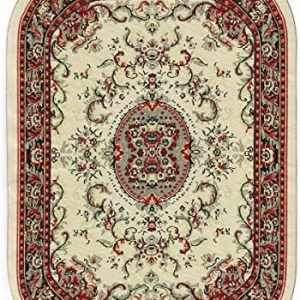 MyTinyWorld Dolls House Miniature Large Oval Victorian Carpet/Rug (VCLO01)