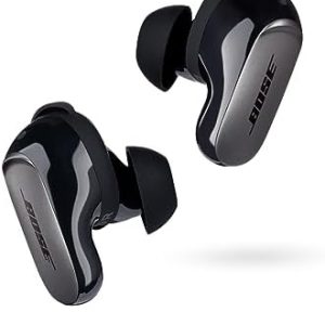 NEW Bose QuietComfort Ultra Wireless Noise Cancelling Earbuds, Bluetooth Earbuds with Spatial Audio and World-Class Noise Cancellation, Black