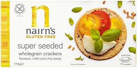 Nairn's Gluten Free Super Seeded Wholegrain Crackers, 114 g