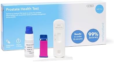 Newfoundland Prostate Test Kit-Home Self-Test for Prostate Health -Accurate & Rapid Result in Under 5 Minutes - Detect Prostate Specific Antigen (PSA) -Certified by CE & MHRA -Single Person Test Kit