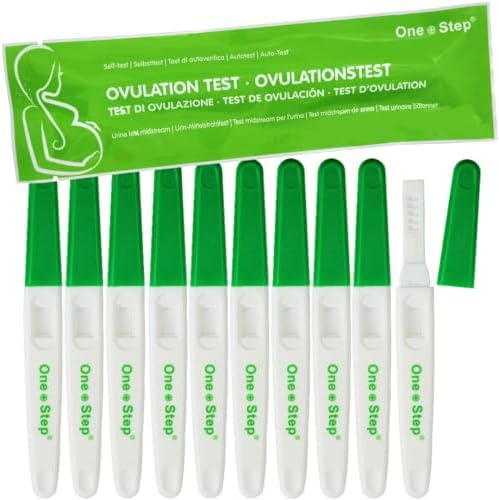 One Step: 20 x Ovulation Midstream 20mIU Rapid LH Test- Highly Sensitive Fertility Testing Kits