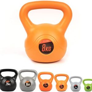 Phoenix Fitness 4KG, 6KG. 8KG, 12KG, 16KG and 20KG Kettlebell - Heavy Weight Kettle Bell for Strength Cardio Training - Kettlebells for Home and Gym Fitness Workout for Bodybuilding Weight Lifting