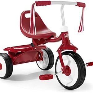 Radio Flyer Fold 2 Go Trike - Red,15.35" L x 14.76" W x 21.26" H