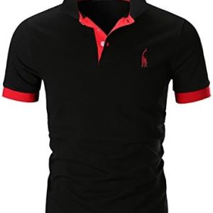 STTLZMC Mens Casual Short Sleeve Polos Tennis Golf Classic Polo Shirts