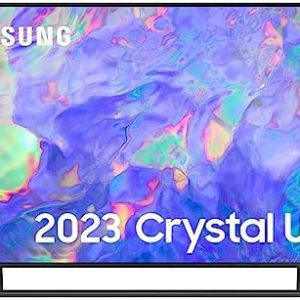 Samsung 65 Inch CU8500 4K UHD Smart TV (2023) - Air Slim Design TV With Centre Stand & Alexa Built In, 4K Crystal Processor, Object Tracking Sound, Multi View, Gaming TV Hub & Smart TV Content