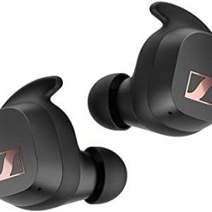 Sennheiser SPORT True Wireless Earbuds - Bluetooth In-Ear Headphones for Active Lifestyles, Music and Calls with Adaptable Acoustics, Noise Cancellation, Touch Controls, IP54 and 27-hour Battery Life