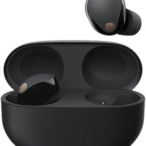 Sony WF-1000XM5 Wireless Noise Cancelling Earbuds, Bluetooth, In-Ear Headphones with Microphone, Up to 24 hours battery life and Quick Charge, IPX4 rating, Works with iOS & Android - Black