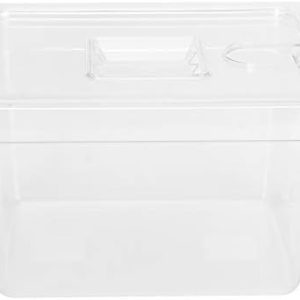 Sous Vide Container with Lid, 11L 12 Quarts Collapsible Hinged Sous Vide Cooker, Container for Virtually All Immersion Circulators Cookers, Sous Vide Rack