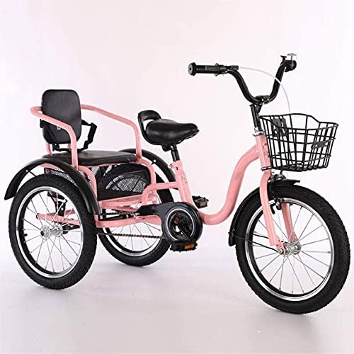 ZJZ 3 Wheel Bikes Kids Tricycle for 2-12 Years Old 16 18 Inch Three Wheel Bikes Children Boys Girls Trikes Bike Trike