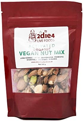 2Die4 Organic Activated Vegan Mixed Nuts, 100g