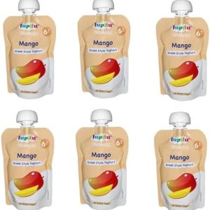 6x Lupilu Mango Greek Style Yogurt 6+ Months 90g