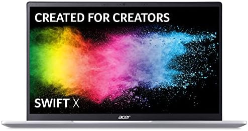 Acer Swift X SFX14-41G 14 Inch Laptop - (AMD Ryzen 7 5800U, 16GB, 1TB SSD, NVIDIA GeForce RTX 3050Ti, Full HD Display, Windows 11, Blue/Silver)