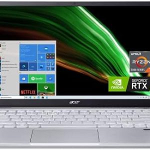 Acer Swift X SFX14-41G-R1S6 Creator Laptop | 14" Full HD 100% sRGB | AMD Ryzen 7 5800U | NVIDIA RTX 3050Ti Laptop GPU | 16GB LPDDR4X | 512GB SSD | Wi-Fi 6 | Backlit KB | Amazon Alexa | Windows 10 Home