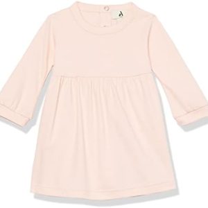 Amazon Aware Baby Girls' Organic Cotton Long-Sleeved T-Shirt Dress