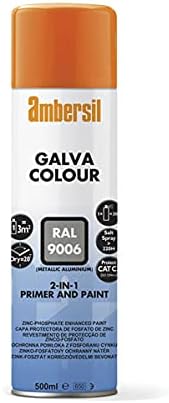 Ambersil 20680 Galva Colour Silver Ral 9006 500Ml 3 Pack