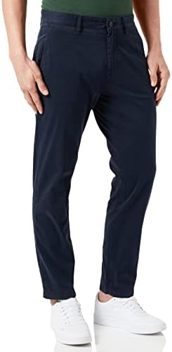BOSS Mens Schino-Taber-1 D Tapered-fit Trousers in Stretch-Cotton Satin
