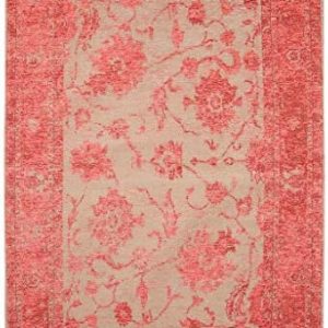 Benuta 4053894689314 Easy-Care Rug for Hallway and Other Living Rooms, Synthetic Fibre, Red, 80 x 165 cm