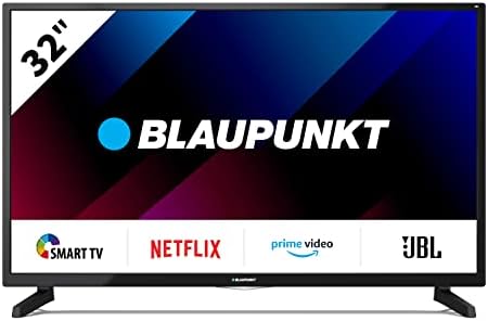 Blaupunkt BF32H2352CGKB 32 Inch HD Ready 768p LED Smart TV with Freeview Play, 3 x HDMI, 2 x USB and USB Media Player - Black