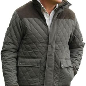 Champion Mens Lewis Country Estate Quilted Fleece Coat