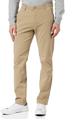 Dockers Men's Smart 360 Flex Alpha Slim Pants, Brown (New British Khaki 0000), 32W / 32L