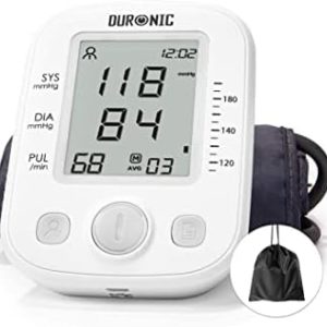 Duronic Blood Pressure Monitor BPM200 CE Approved and Medically Certified Automatic Upper Arm Monitor 2 User 99 Record Memory for Accurate Home use