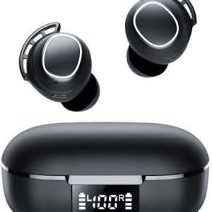 Ear Buds Wireless Earbuds, Bluetooth Headphones 5.3 In Ear with 4 ENC Noise Cancelling Mic, Bass Boost 90%, 60H Playtime Bluetooth Earphones, NEW Mini Bluetooth Earbuds IP8 Waterproof, USB-C