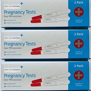 Early Results Pregnancy Test Home Pregnancy Tests 99% Accurate Results with HCG Urine Pregnancy Strip for Women, Monitor Fertility, High Sensitivity Individually Packed 6 Test (3 Box X 2 Test)