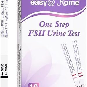 Easy@Home FSH Test Strips: Rapid Visual Result for Qualitative FSH Detection Menopause 10 FSH Test Strips