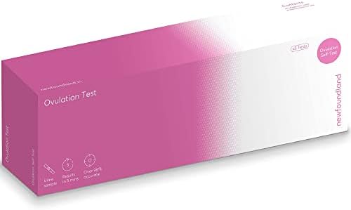 Female Ovulation Test Kit - Predict Ovulation & Peak Fertility - Rapid Home Test in Under 5 Minutes - L-Hormone Indicator - CE & MHRA Certified - Single Person Urine Test Kit - Includes x5 Self Tests