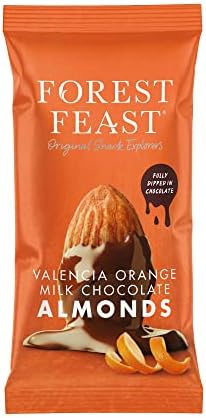 Forest Feast Valencia Orange Milk Chocolate Almonds 12 x 40g