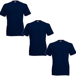 Fruit of the Loom Men's T-Shirt Valueweight Tee, 3 Pack