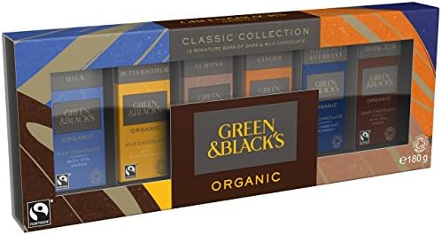 Green & Black's Organic Classic Milk & Dark Miniature Chocolate Gift Collection 180g