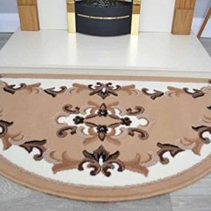 Half Circle Rug Semi Circle Rugs Round Moon Hearth Pattern Fireside Floor Mats Royal Aubusson Design