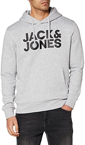 JACK & JONES Men's Jjecorp Logo Sweat Hood Noos Hoodie