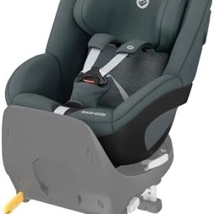 Maxi-Cosi Pearl 360 i-Size, Baby Car Seat, 3 Months-4 Years (61-105 cm), 360 Car Seat Swivel, One-Hand Rotation, ClimaFlow, Easy-in Harness, G-Cell Side Impact Protection, Authentic Graphite