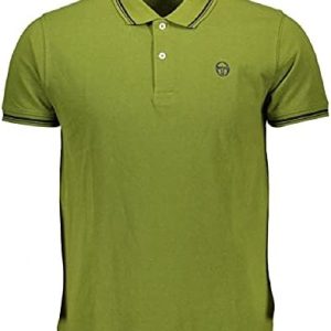 Sergio Tacchini Black Grey Iconic Stripe Polo Shirt 103.20022 003, S