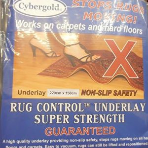 Super Strength Rug Control Underlay- Stops Rugs Moving 150 x 220 cms